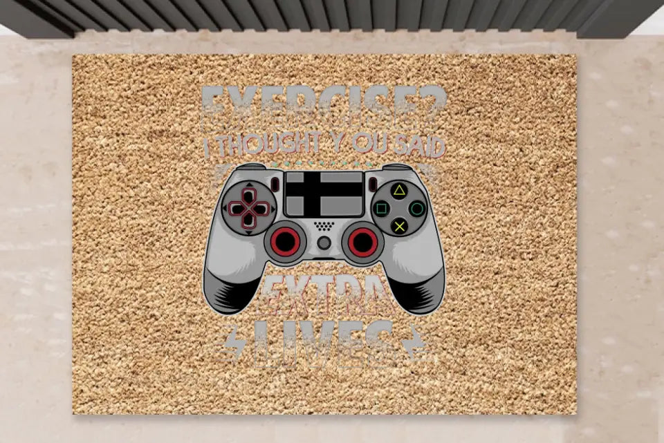 Exercise - Gamer Fußmatte