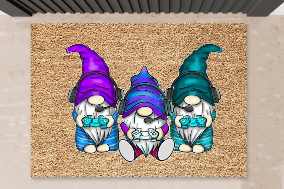 Gamer Gnome - Gamer Fußmatte
