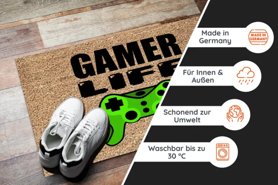 Gamer Life - Gamer Fußmatte
