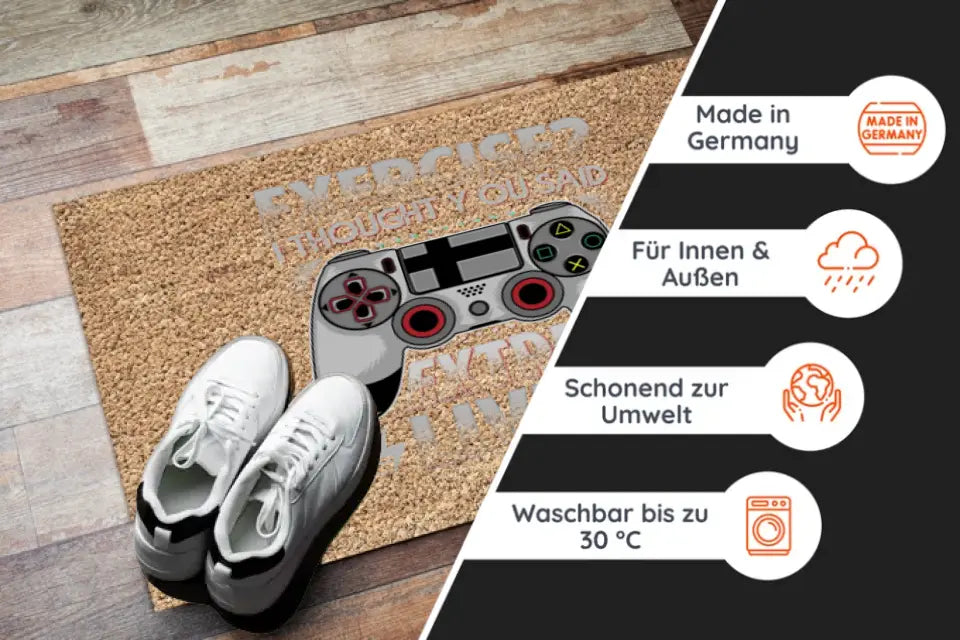 Exercise - Gamer Fußmatte