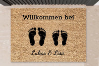 Thumbnail for Personalisierte Fußmatte Familie - 