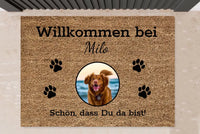 Thumbnail for Personalisierte Fußmatte mit Tier - Eigenes Foto - Bis zu 3 Tiere
