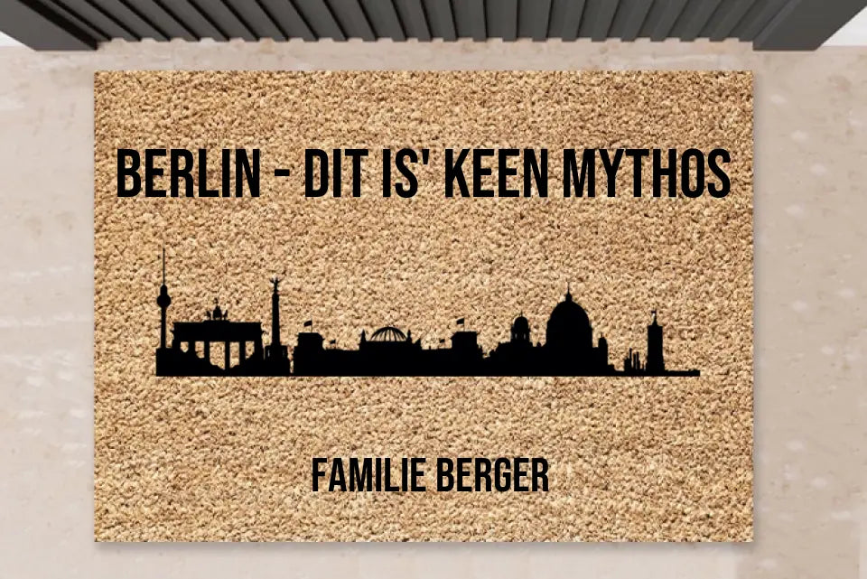 Fußmatte Berlin Skyline