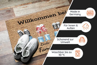 Thumbnail for Willkommen bei - Personalisierte Familien Fußmatte (2-4) Personen