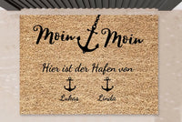 Thumbnail for Moin Moin - Personalisierte Fußmatte Familie - 