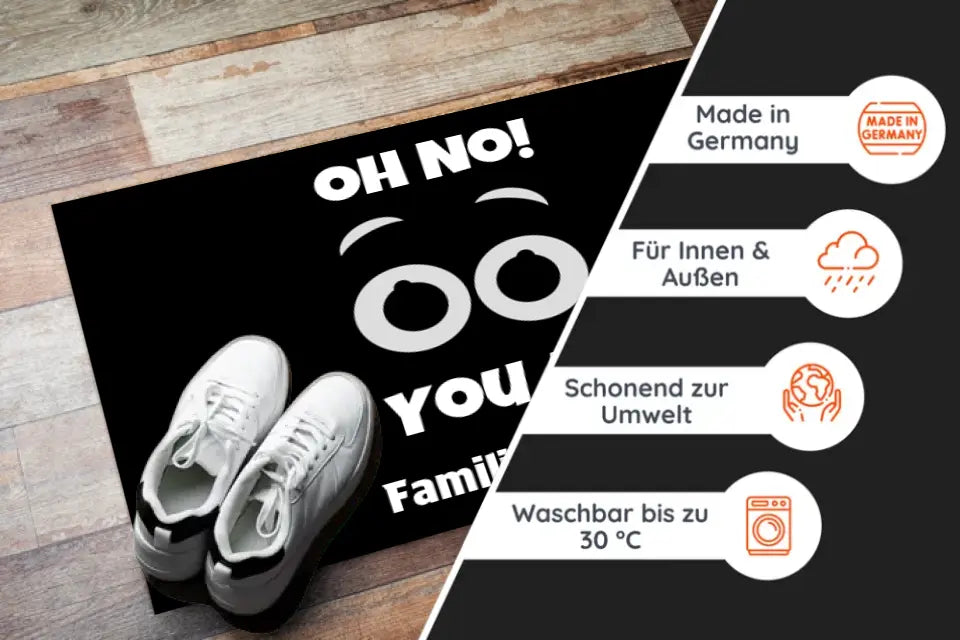 Lustige Fußmatte - Oh No: Not you again!