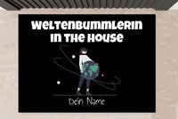 Thumbnail for Fußmatte mit Spruch - Weltenbummler in the house