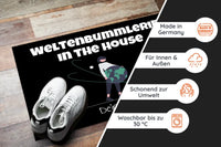 Thumbnail for Fußmatte mit Spruch - Weltenbummler in the house