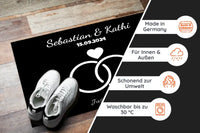 Thumbnail for Rings - Personalisierte Fußmatte zur Hochzeit