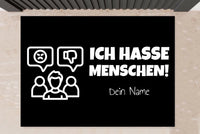 Thumbnail for Personalisierte Fußmatte - Ich hasse Menschen 