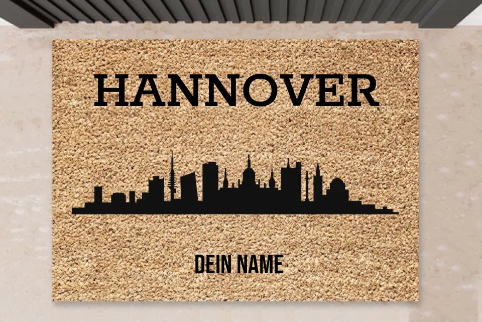 Fußmatte Hannover Skyline
