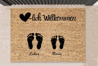 Thumbnail for Personalisierte Fußmatte Familie - 