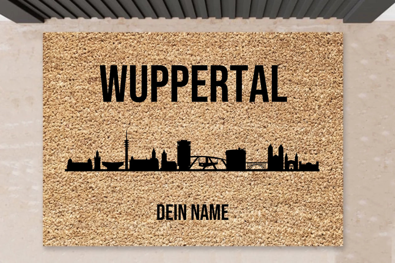 Fußmatte Wuppertal Skyline