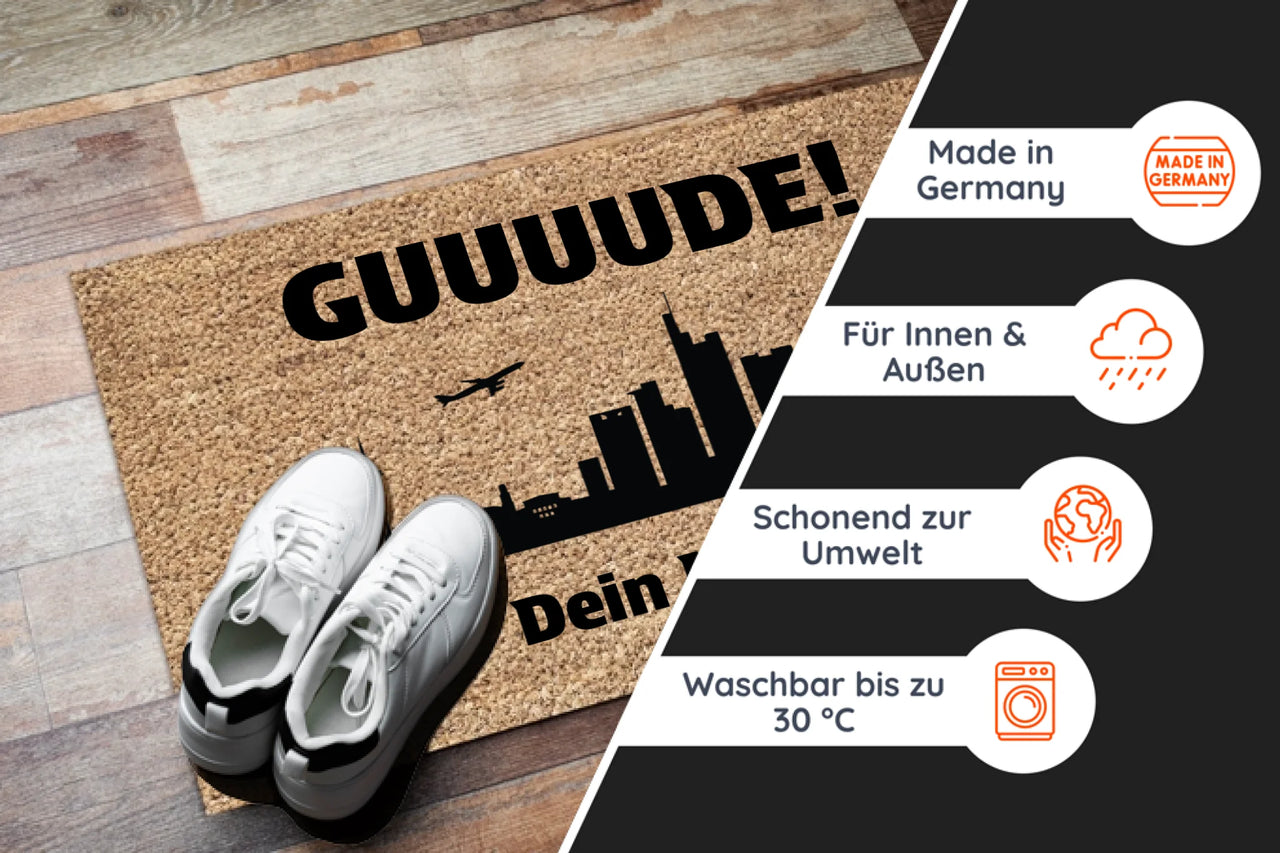 Fußmatte Frankfurt Skyline