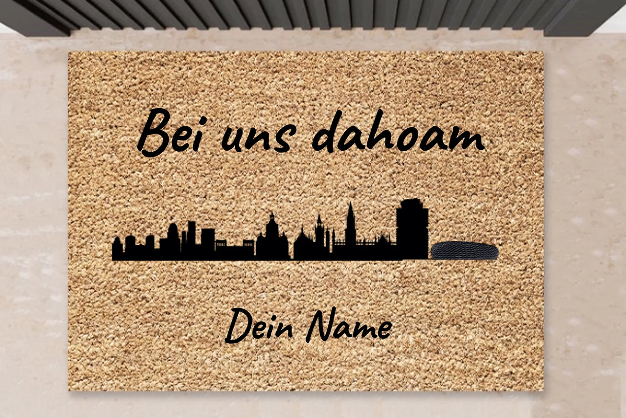 Fußmatte München Skyline