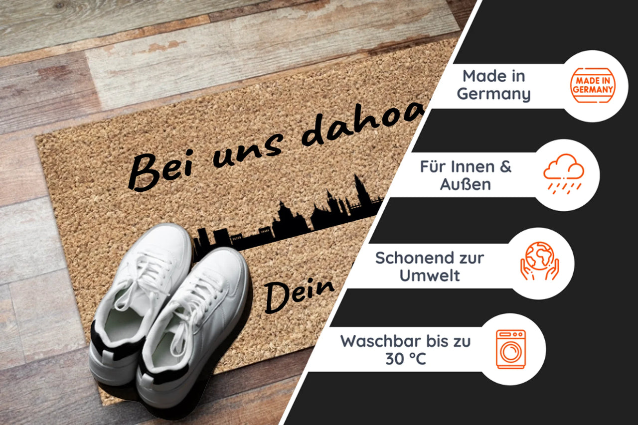 Fußmatte München Skyline