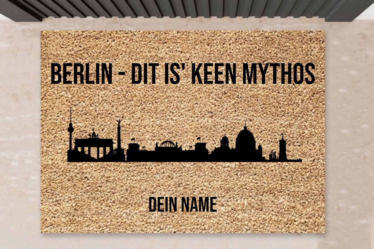 Fußmatte Berlin Skyline