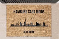 Thumbnail for Fußmatte Hamburg Skyline
