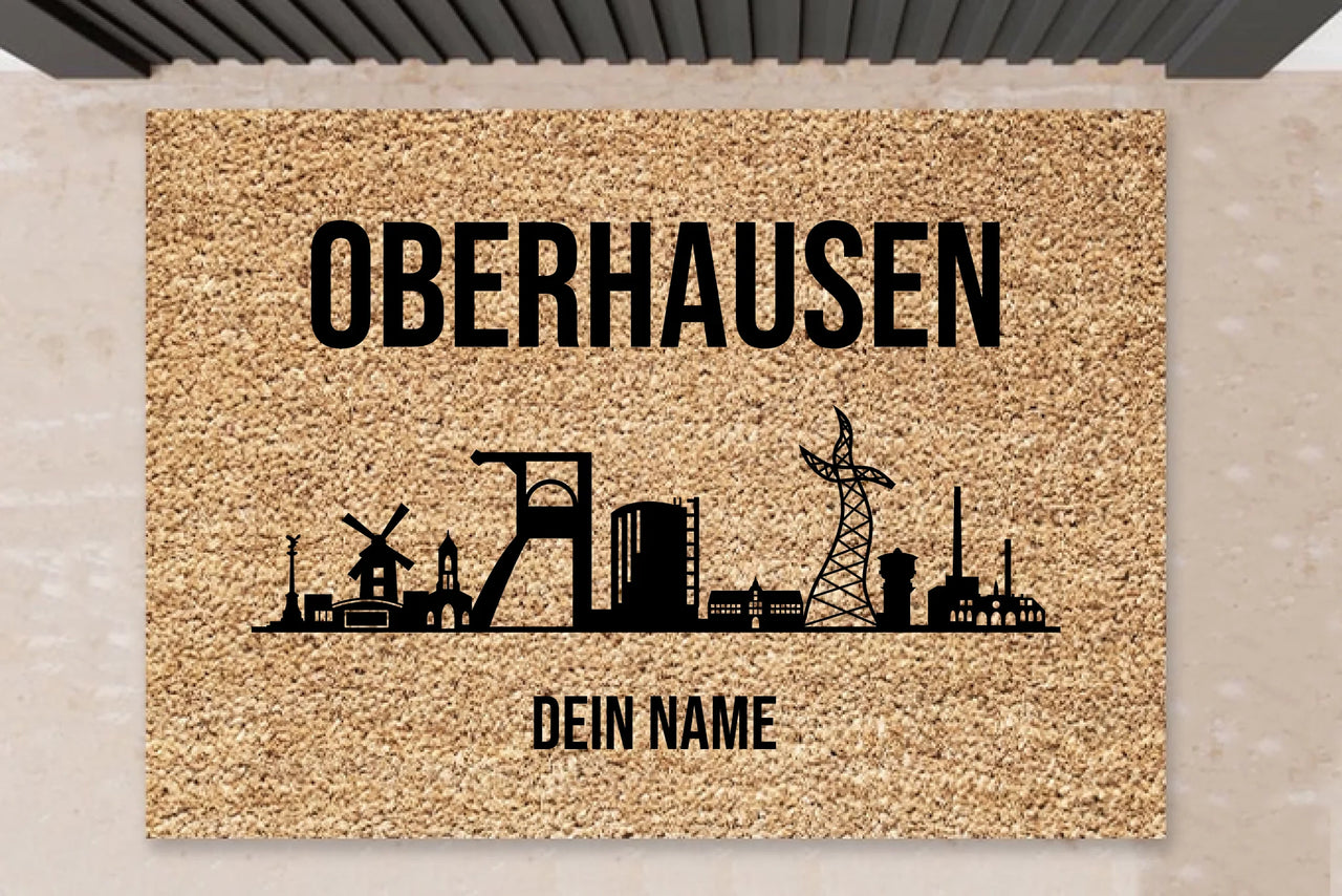 Fußmatte Oberhausen Skyline