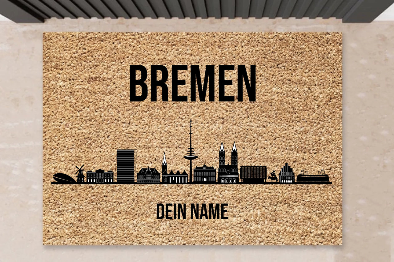 Fußmatte Bremen Skyline