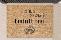 Fußmatte mit Spruch 
