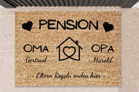 personalisierte Fußmatte für Oma & OPA